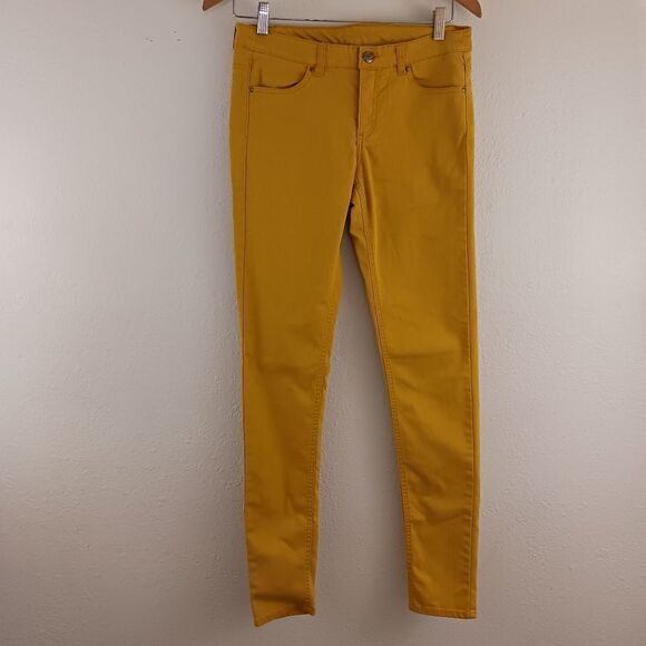 Divided Mustard Yellow Skinny Slim Jeans size 8 - Picture 1 of 3